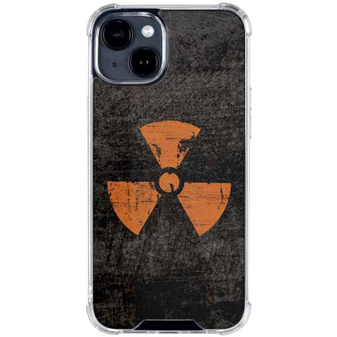 Radioactivity Black iPhone 15 Clear Case