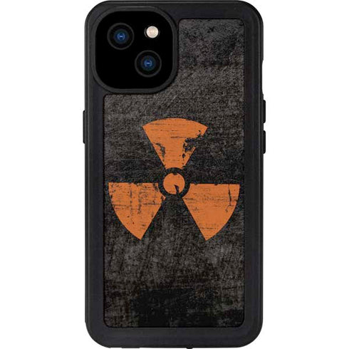 Radioactivity Black iPhone 15 Plus Waterproof Case