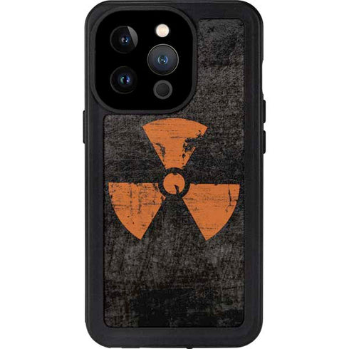 Radioactivity Black iPhone 15 Pro Waterproof Case