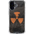 Radioactivity Black iPhone 16 Plus Clear Case