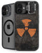 Radioactivity Black iPhone 16 Plus Kickstand Case