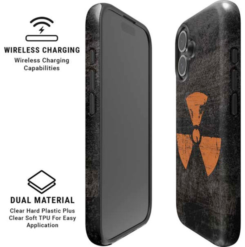 Radioactivity Black iPhone 16 Plus Magsafe Impact Case