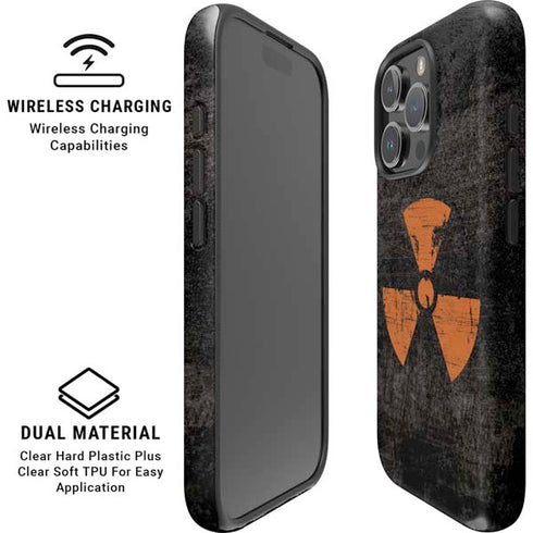 Radioactivity Black iPhone 16 Pro Max Magsafe Impact Case