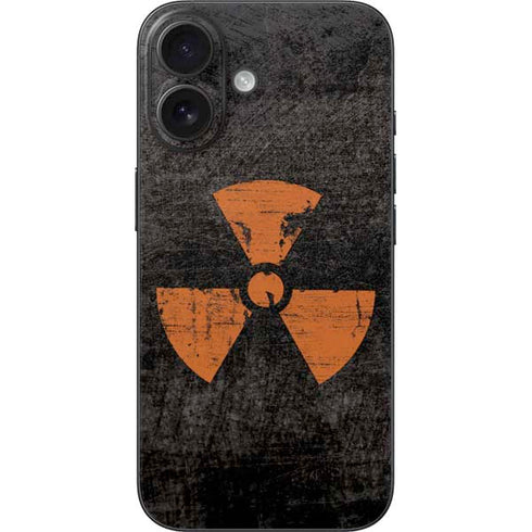 Radioactivity Black iPhone 16 Skin