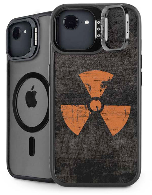 Radioactivity Black iPhone 16e Kickstand Case