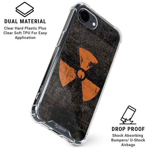 Radioactivity Black iPhone 16e Clear Case