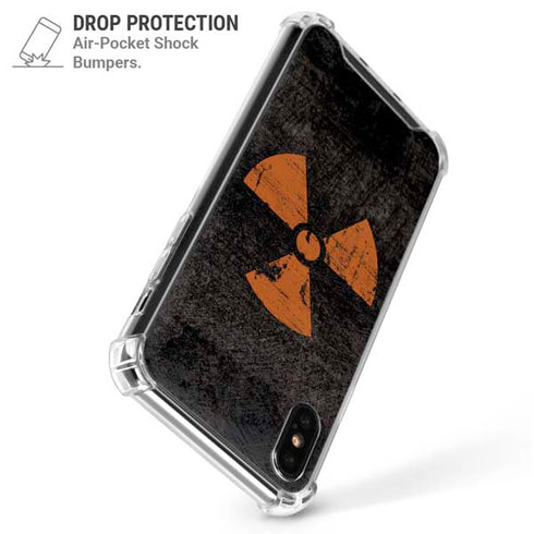 Radioactivity Black iPhone X/XS Clear Case