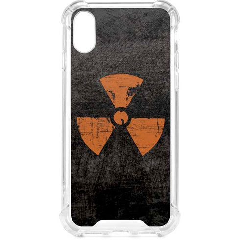 Radioactivity Black iPhone XS Clear Case