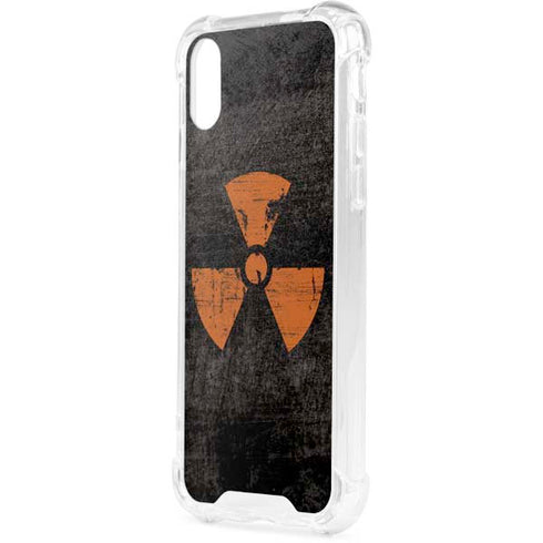 Radioactivity Black iPhone XS Clear Case