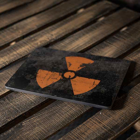 Radioactivity Black Apple MacBook Air Skin
