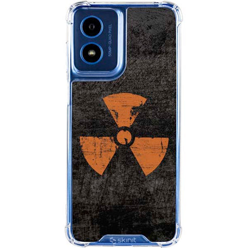 Radioactivity Black Moto G 5G (2024) Clear Case