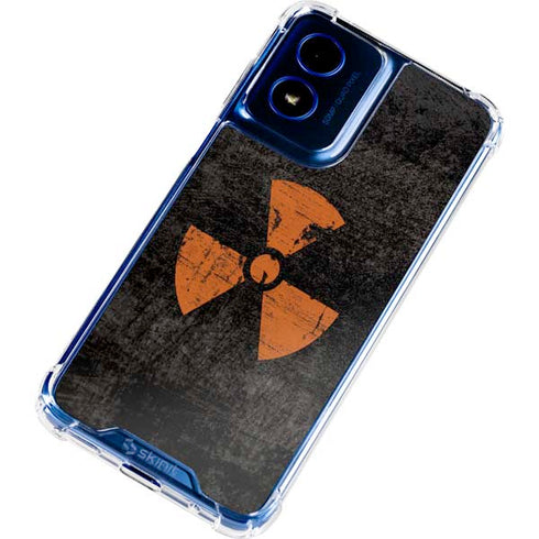 Radioactivity Black Moto G 5G (2024) Clear Case