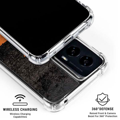 Radioactivity Black Moto G Power 5G (2024) Clear Case