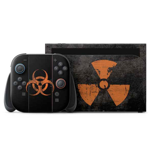 Radioactivity Black Nintendo Switch 2 (2025) with Joy-Con Skin