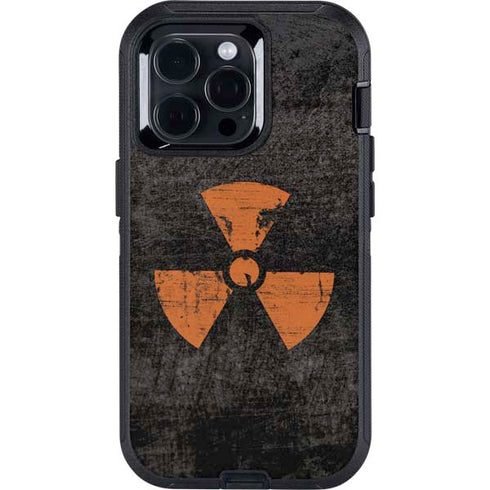 Radioactivity Black Otterbox Defender iPhone Skin