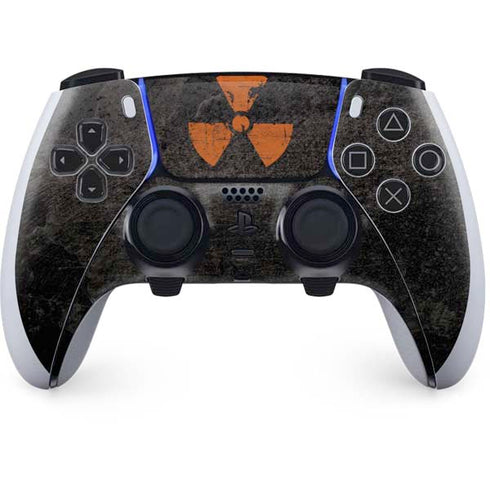Radioactivity Black PS5 DualSense Edge Pro Controller Skin