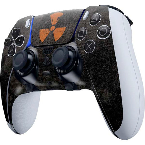 Radioactivity Black PS5 DualSense Edge Pro Controller Skin