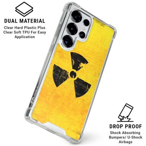 Radioactivity Large Galaxy S25 Ultra Clear Case