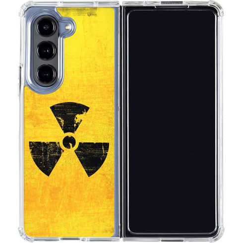 Radioactivity Large Galaxy Z Fold5 5G Clear Case