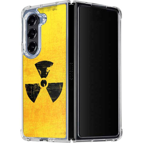 Radioactivity Large Galaxy Z Fold5 5G Clear Case