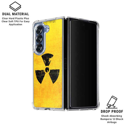 Radioactivity Large Galaxy Z Fold6 Clear Case