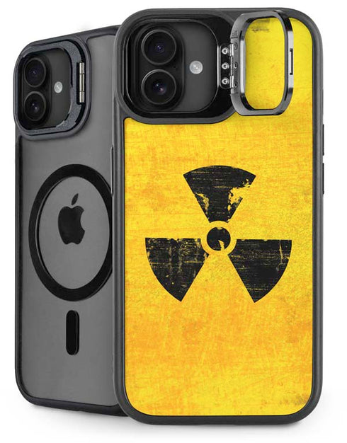 Radioactivity Large iPhone 16 Plus Kickstand Case