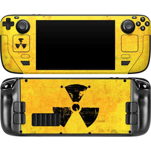 Radioactivity Large Steam Deck Handheld Gaming Computer OLED Skin