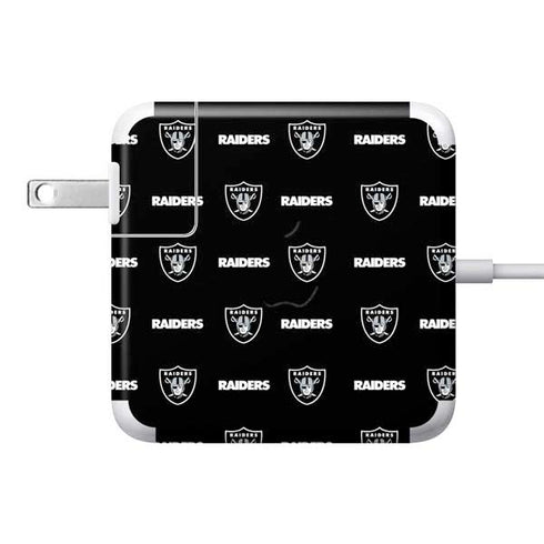 NFL Raiders Blitz Series 85W Power Adapter (15 and 17 inch MacBook Pro Charger) Skin