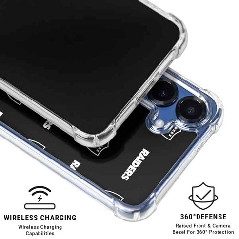 NFL Raiders Blitz Series Galaxy S25 Clear Case
