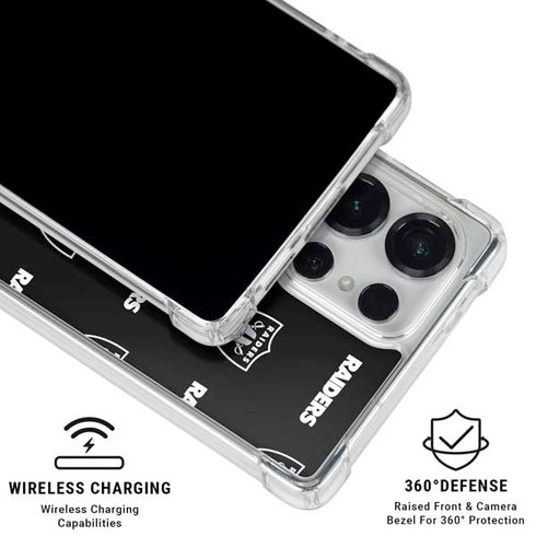 NFL Raiders Blitz Series Galaxy S25 Ultra Clear Case