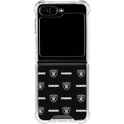 NFL Raiders Blitz Series Galaxy Z Flip6 Clear Case