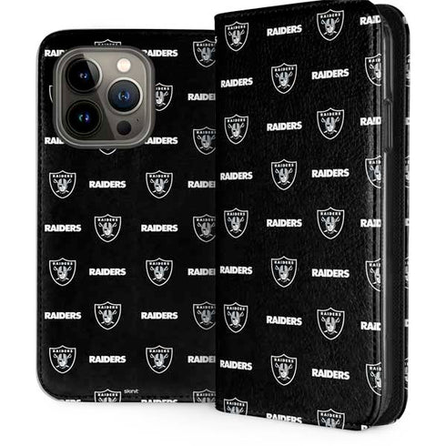 NFL Raiders Blitz Series iPhone 13 Pro Folio Case