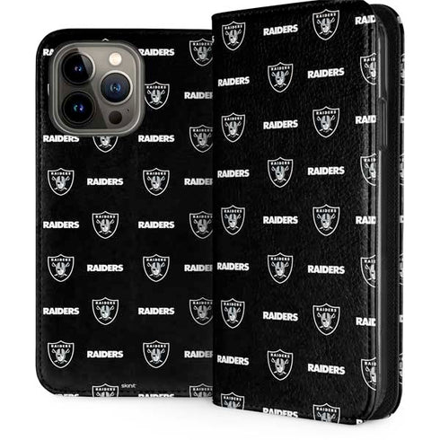 NFL Raiders Blitz Series iPhone 15 Pro Max Folio Case