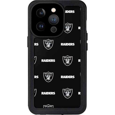NFL Raiders Blitz Series iPhone 15 Pro Waterproof Case