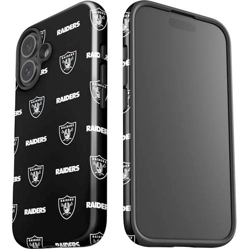 NFL Raiders Blitz Series iPhone 16 Plus Impact Case