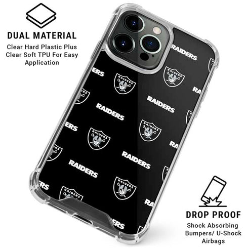 NFL Raiders Blitz Series iPhone 16 Pro Clear Case