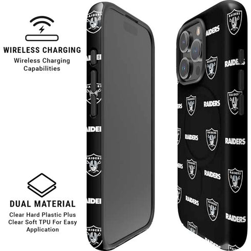 NFL Raiders Blitz Series iPhone 16 Pro Magsafe Impact Case