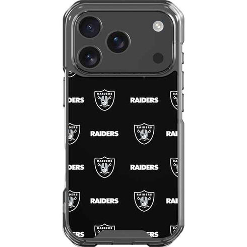 NFL Raiders Blitz Series iPhone 18 Pro Clear Case