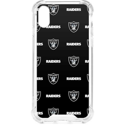 NFL Raiders Blitz Series iPhone XS Clear Case
