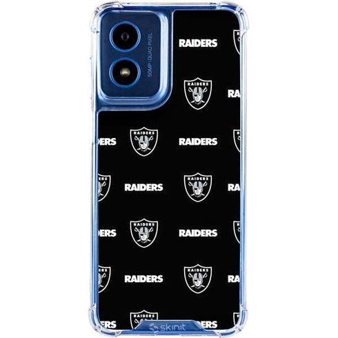 NFL Raiders Blitz Series Moto G 5G (2024) Clear Case