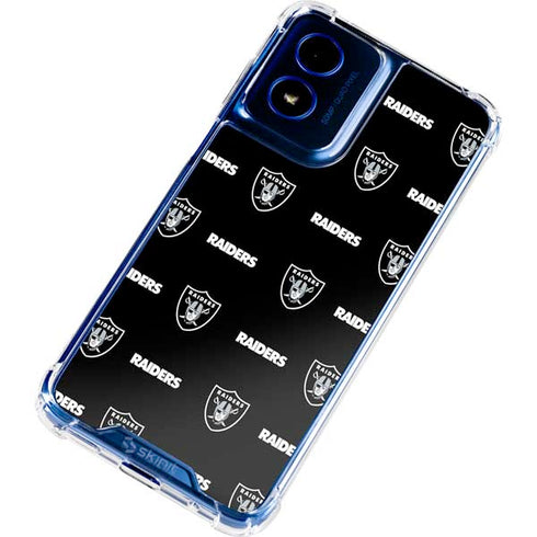 NFL Raiders Blitz Series Moto G 5G (2024) Clear Case