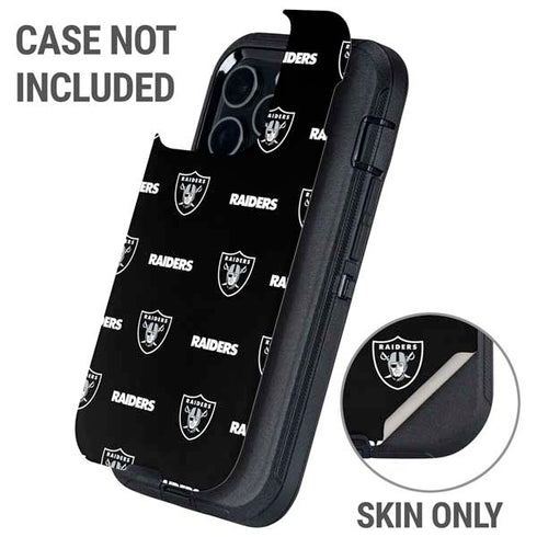 NFL Raiders Blitz Series Otterbox Defender iPhone Skin