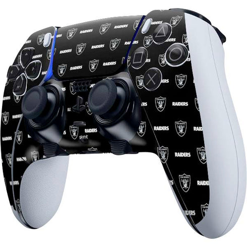 NFL Raiders Blitz Series PS5 DualSense Edge Pro Controller Skin