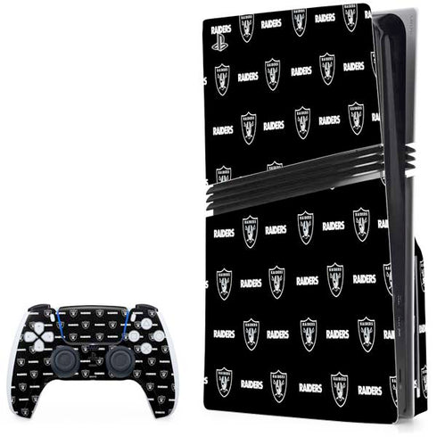 NFL Raiders Blitz Series PS5 Pro Disk Bundle Skin