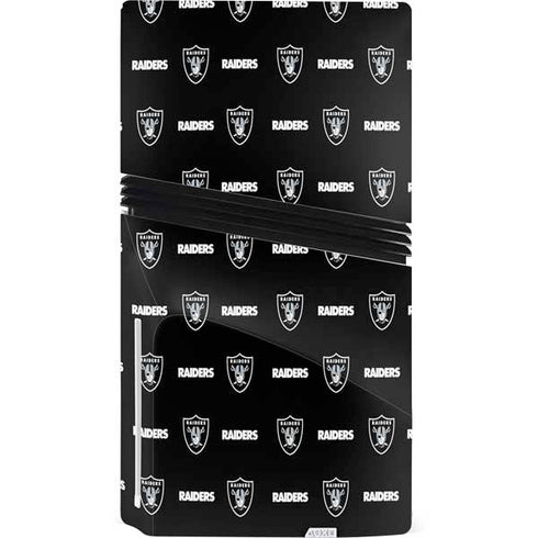 NFL Raiders Blitz Series PS5 Pro Disk Console Skin
