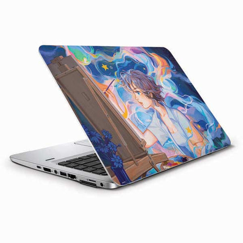 Rainbow Anime Artist Painter by Ivy Dolamore HP Elitebook Skin