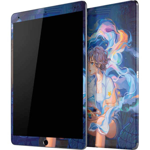 Rainbow Anime Artist Painter by Ivy Dolamore iPad Skins