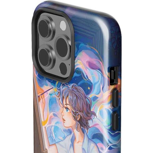 Rainbow Anime Artist Painter by Ivy Dolamore iPhone 15 Pro Impact Case