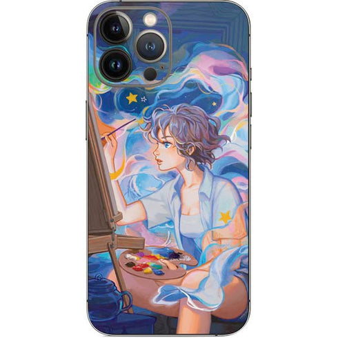 Rainbow Anime Artist Painter by Ivy Dolamore iPhone 15 Pro Max Skin