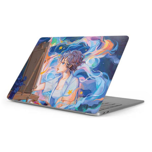 Rainbow Anime Artist Painter by Ivy Dolamore Apple MacBook Pro 16-inch Skin